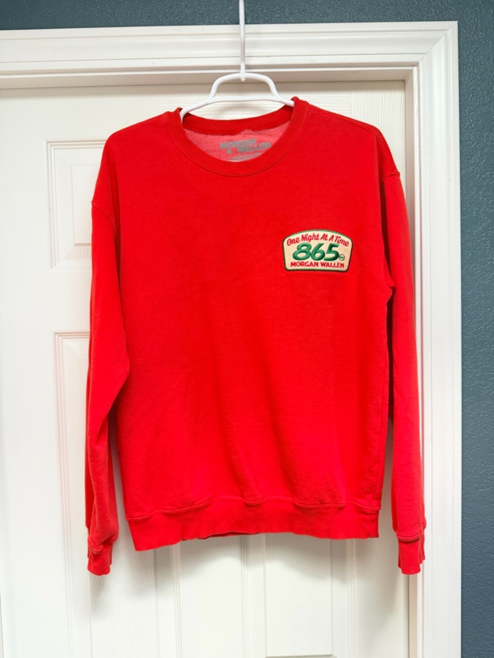 Morgan Wallen 865 Red Crewneck Sweatshirt